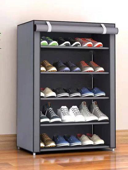 Shoe Rack Organizer Dustproof Shoe Cabinet Multilayer Minimalist Nonwoven Home Furniture Space-saving Cabinets Shoe Shelf