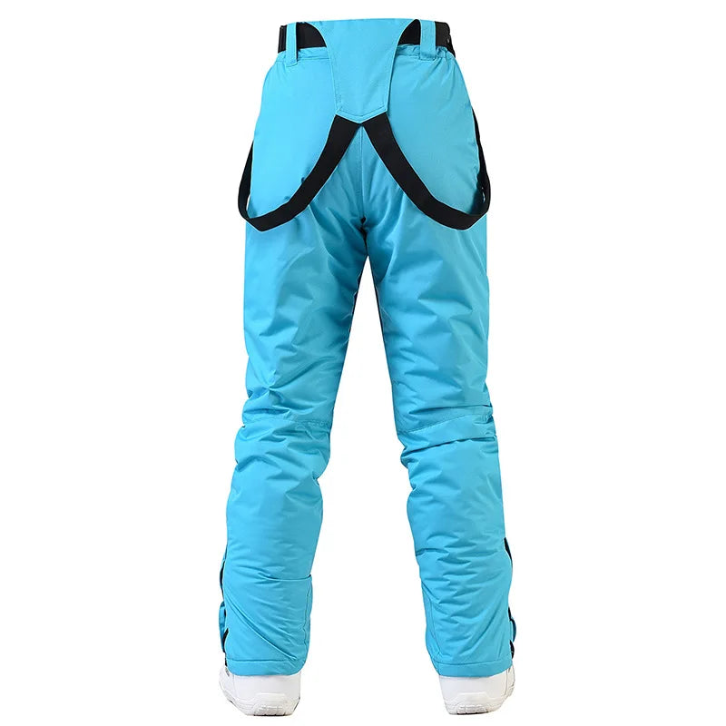 New Men and Women Winter Outdoor Ski Pants Windproof Waterproof Warm Breathable Snowboarding Pants Snow Sports Bibs Pants