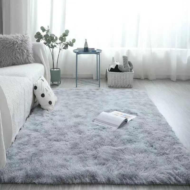 VIKAMA Silk Wool Rugs Women's Room Rug Floor Mats Room Carpet Bedroom Foot Bed Sleeping Room Rugs Mats In The Bedroom