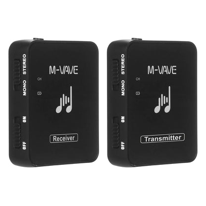 M-VAVE SWS10 2.4GHz Wireless Earphone Monitor Transmission System USB Rechargeable Transmitter & Receiver Support Mono/Stereo