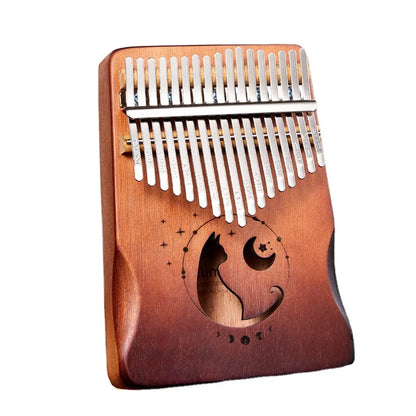 Kalimba Professional Thumb Piano Solid Wood Veneer 17/21 Keys Keyboard Musical Instrument Kalimba Thumb Piano Christmas Present