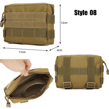 Tactical Bags Molle Pouches Gear Waist Bag Men Phone Pouch Camping Hunting Accessories Belt Fanny Pack EDC Pack