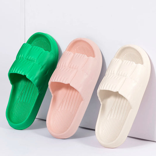 2023 Women Soft Sole Cloud Slippers Thick Platform Indoor Outdoor Beach Sandals Summer EVA Non Slip Flip Flops