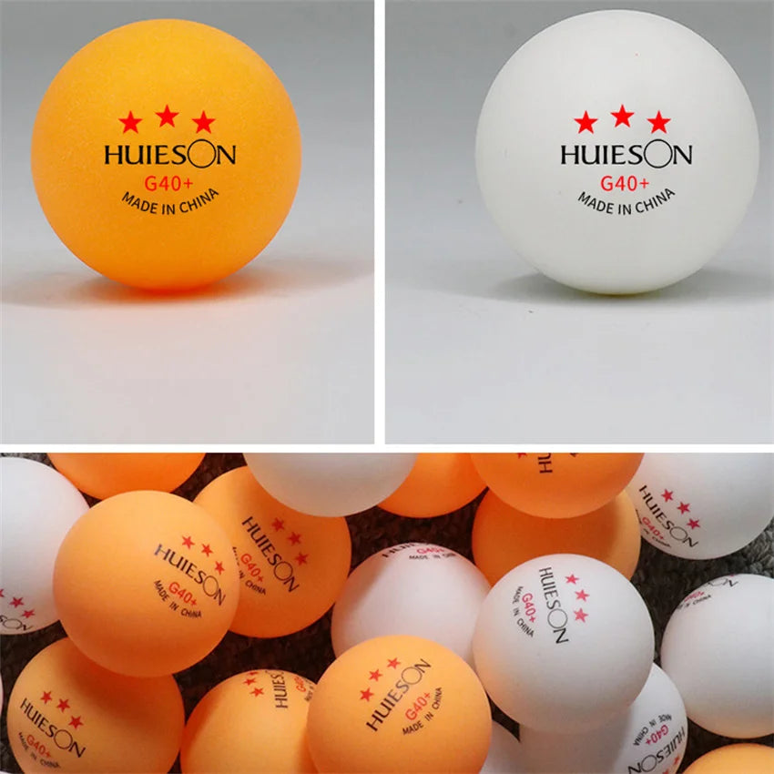 New Huieson 3 Star Ping Pong Balls ABS+ Material Professional Table Tennis Balls TTF Standard Table Tennis For Competition