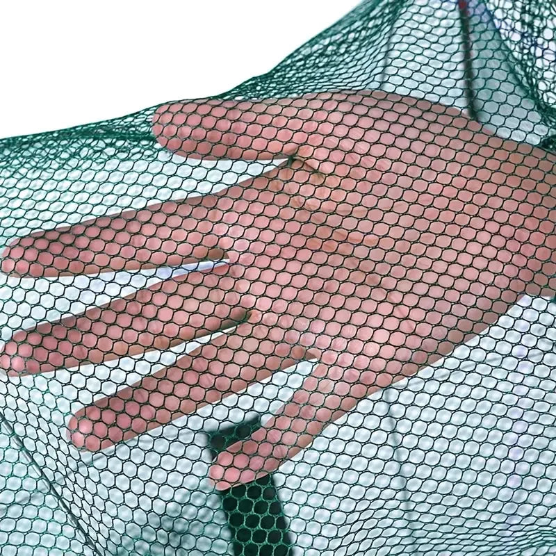 1pc Collapsible Cast Net Fish Cage for Crab, Shrimp, and Crayfish - Perfect Fishing Tackle for Outdoor Enthusiasts