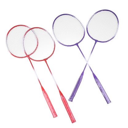 Professional Badminton Rackets Shuttlecocks and Carrying Bag Set Double Badminton Racquet Set Indoor Outdoor Speed Sports