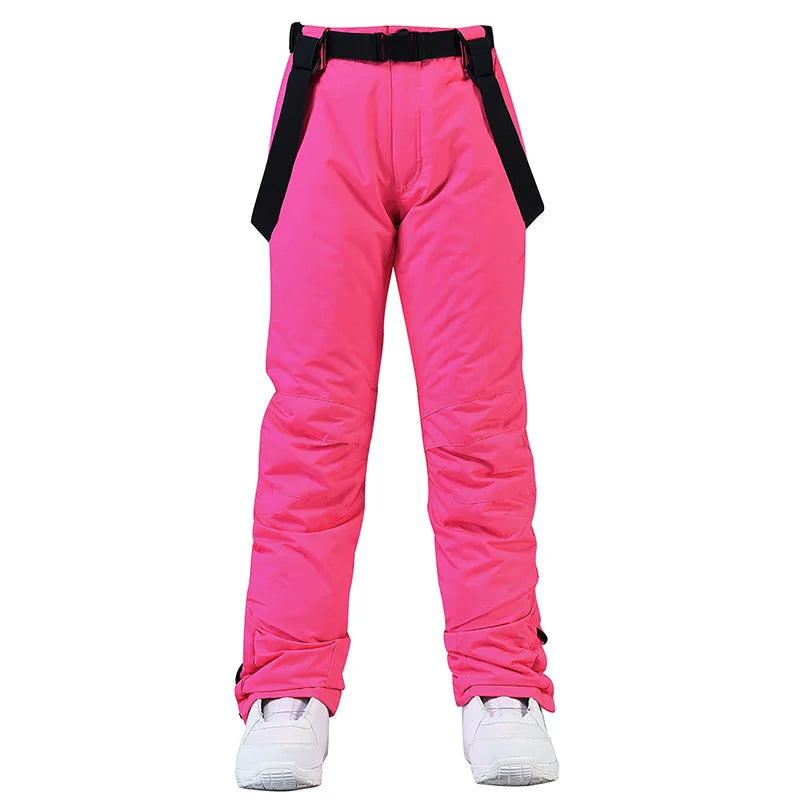 New Men and Women Winter Outdoor Ski Pants Windproof Waterproof Warm Breathable Snowboarding Pants Snow Sports Bibs Pants