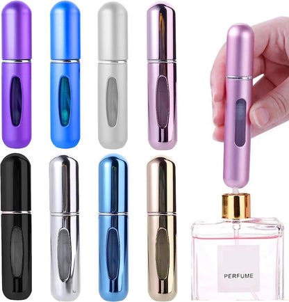 Refillable Mini Perfume Bottle Portable Cosmetic Bottle Spray Bottle Atomizer Spray Container Travel Refillable Bottles 8ml /5ml