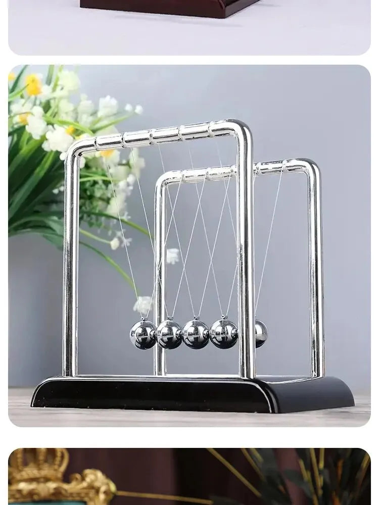 Newton's Cradle Balance Steel Ball Teaching Supplies Physics Science Pendulum Desktop Toys Stress Relief Gifts Home Decoration