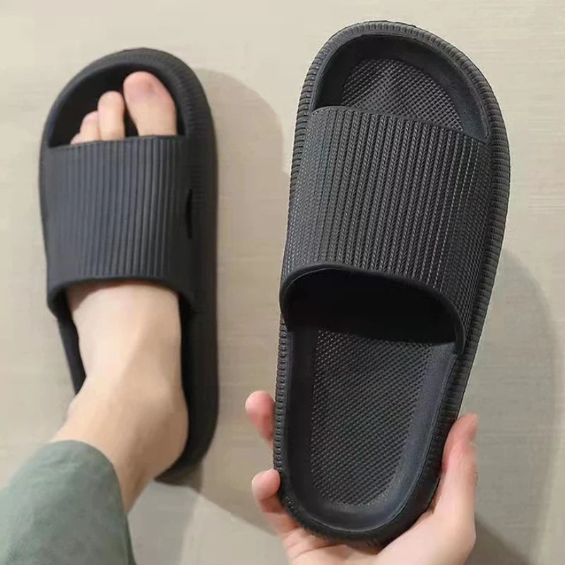 Cloud Slippers For Men Flip Flops Beach Sandals Bathroom Non-Slip Slides Men Women Slippers Indoor House Shoes Male Slipper