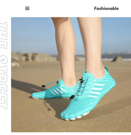 Water Shoes for Women Men Barefoot Shoes Upstream Breathable Beach Shoes Sport Shoe Quick Dry River Sea Aqua Shoes Sneakers