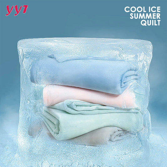 YanYangTian Summer ice silk quilt Bedspread on the bed air conditioning breathable Comforter high luxury bedding queen king size