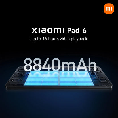 Global Version Xiaomi Mi Pad 6 Snapdragon 870 Octa Core Tablet 11'' WQHD+ 144Hz Bluetooth 4 Stereo Speakers 8840mAh Battery