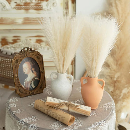 5/10/20PCS Fluffy Pampas Grass Boho Decor Artificial Flower Fake Plant Reed Simulated Party Wedding Home Decoration 42CM