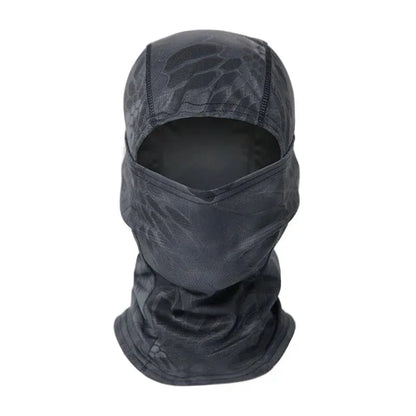 Camouflage Outdoor Riding Mask Outdoor Sun Protection Single Hole Quick Dry Mesh Mask