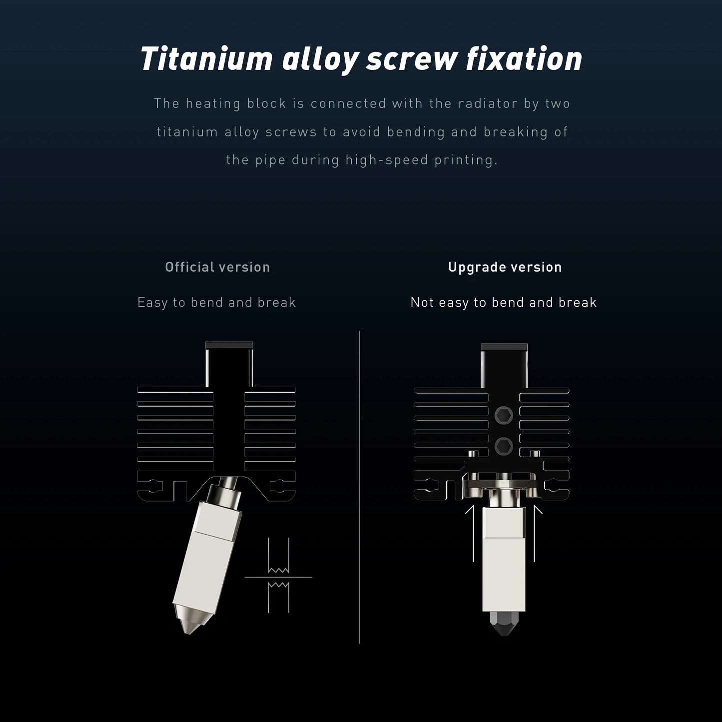 For Bambu Lab Hotend Upgrade 2.0 Version Cht nozzle bambulab Bi Metal Fit Bamboo Bambulabs X1 X1C P1P P1S hotend P1P Thermistor