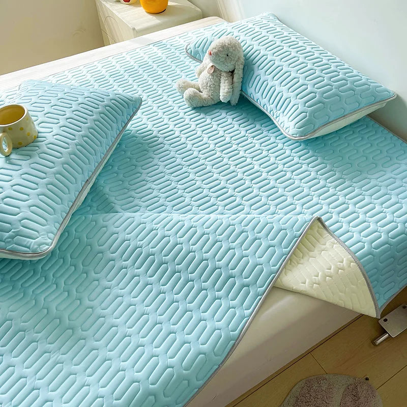 YanYangTian Thin Mattress Cover Summer Mat Dust Mat Air-conditioning Mattress Quilted Protector Bedding set girl bedroom 120 150