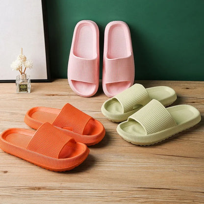 Cloud Slippers For Men Flip Flops Beach Sandals Bathroom Non-Slip Slides Men Women Slippers Indoor House Shoes Male Slipper