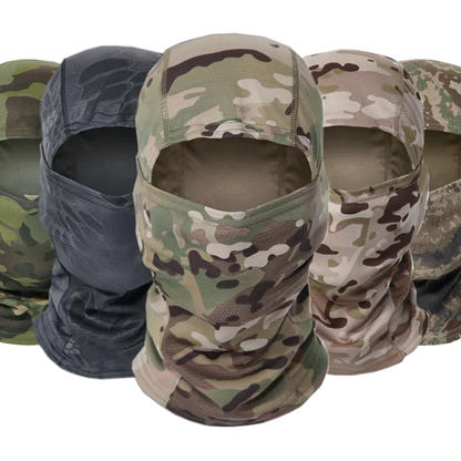 Camouflage Outdoor Riding Mask Outdoor Sun Protection Single Hole Quick Dry Mesh Mask