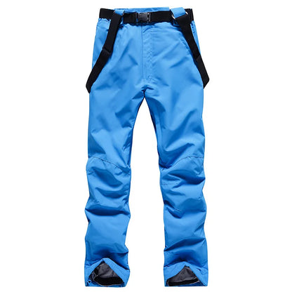 New Men and Women Winter Outdoor Ski Pants Windproof Waterproof Warm Breathable Snowboarding Pants Snow Sports Bibs Pants