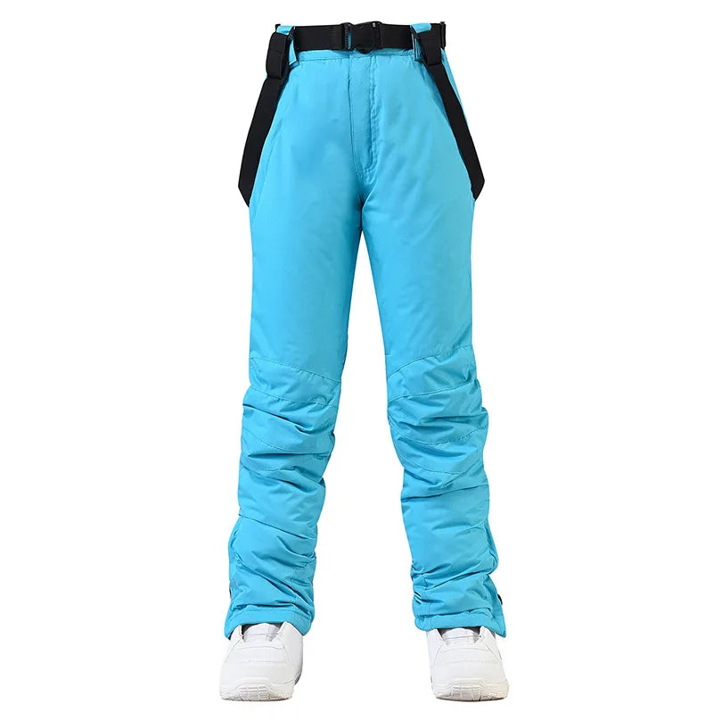 New Men and Women Winter Outdoor Ski Pants Windproof Waterproof Warm Breathable Snowboarding Pants Snow Sports Bibs Pants