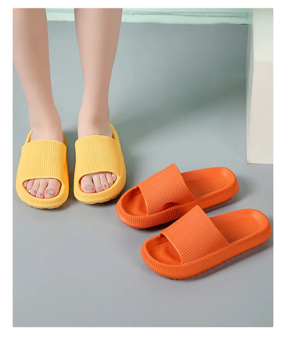 Step on the Sense of Shit Slippers Summer Home Wear Soft-soled Non-slip Shoes Eva Simple MEN'S Slippers