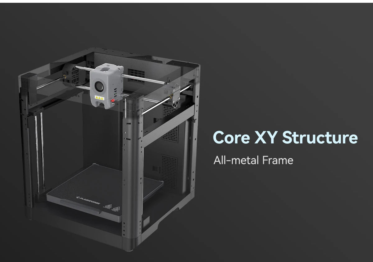 Flashforge Adventurer 5M Speedy 3D Printer 600mm/s High Speed Printing Auto leveling CoreXY Structure  Direct Extruder