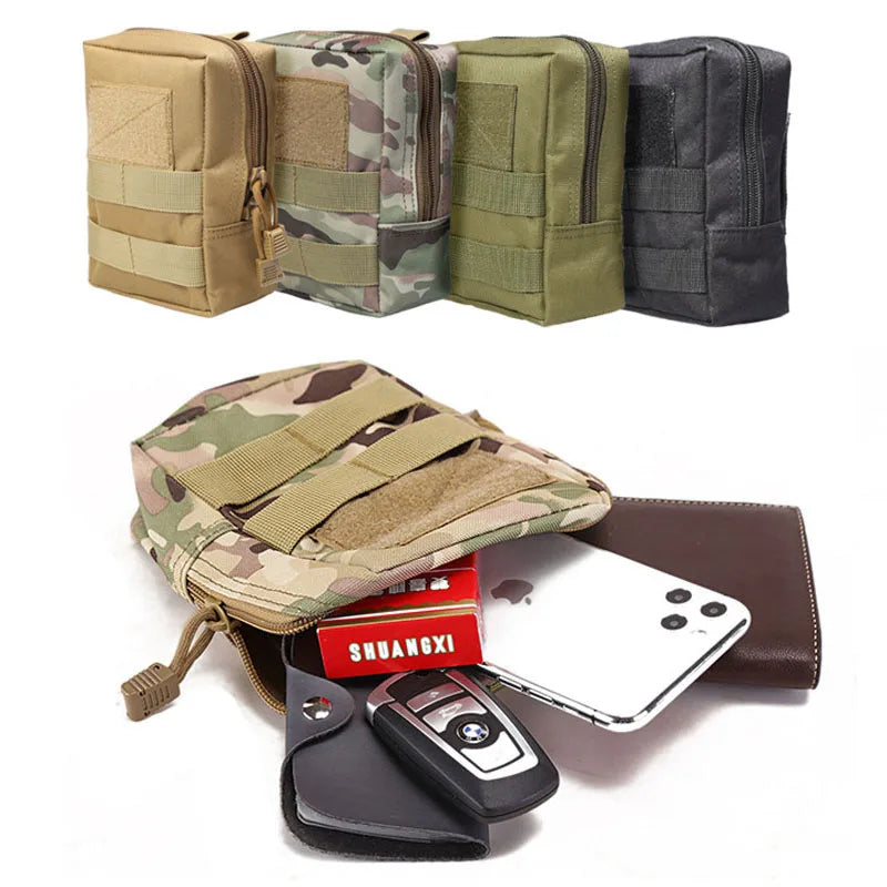 Tactical Bags Molle Pouches Gear Waist Bag Men Phone Pouch Camping Hunting Accessories Belt Fanny Pack EDC Pack