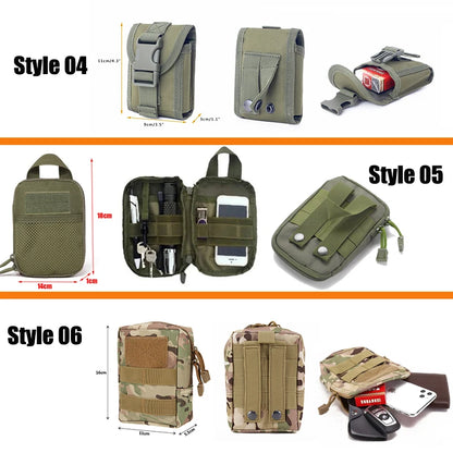 Tactical Bags Molle Pouches Gear Waist Bag Men Phone Pouch Camping Hunting Accessories Belt Fanny Pack EDC Pack