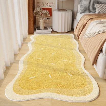 Simple Cream Wind Living Room Bedroom Soft Bedside Rug Home Non-slip Thickened Imitation Cashmere Carpet