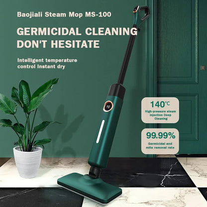 Steam Mop High Temperature Cleaner 10S Heating iIntelligent Temperature Control Floor Cleaners  Home Steamer Cleaning Machine