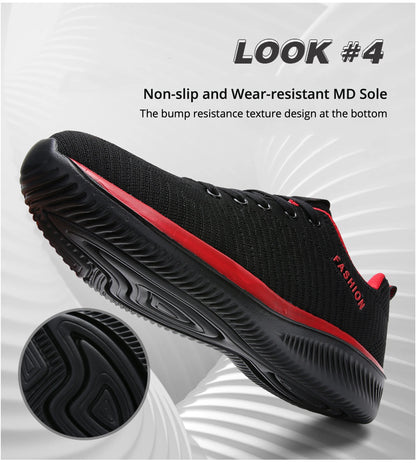 Men Running Sneakers Women Lightweight Sport Shoes Classical Mesh Breathable Casual Shoes Male Fashion Moccasins Sneaker