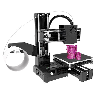 EasyThreed K9 Mini 3D Printer Easy to Use Entry Level  Gift 3D Printer FDM TPU PLA Filament 1.75mm Black