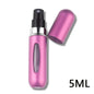 Portable Travel 5ml Bottom Charge Perfume Refillable Bottle Liquid Container For Cosmetics Spray Bottling Dispenser Press Head