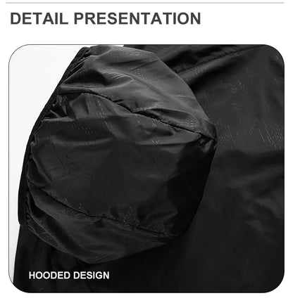 LNGXO Men Women Waterproof Hiking Jackets Sun Protection Windbreaker Camping Climbing Outdoor Rain Coat Unisex Portable Clothes