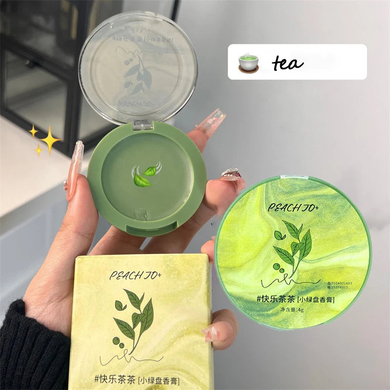 Perfume Plant Solid Balm for Men and Women Portable Solid Balm Tea Fragrance Solid Balm Mild Long Lasting Body Aroma Deodorants