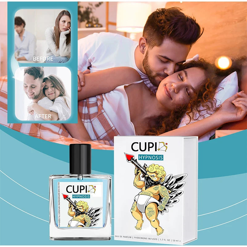 Cupid Hypnosis Perfume Pheromone Fragrance Of Man To Attract Women Long Lasting Cologne Flirting Scent Female Dating Body Mist