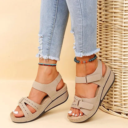 Summer Wedge Sandals for Women 2023 New Fashion Non Slip Beach Shoes Woman Lightweight Casual Platform Sandalias Mujer Plus Size