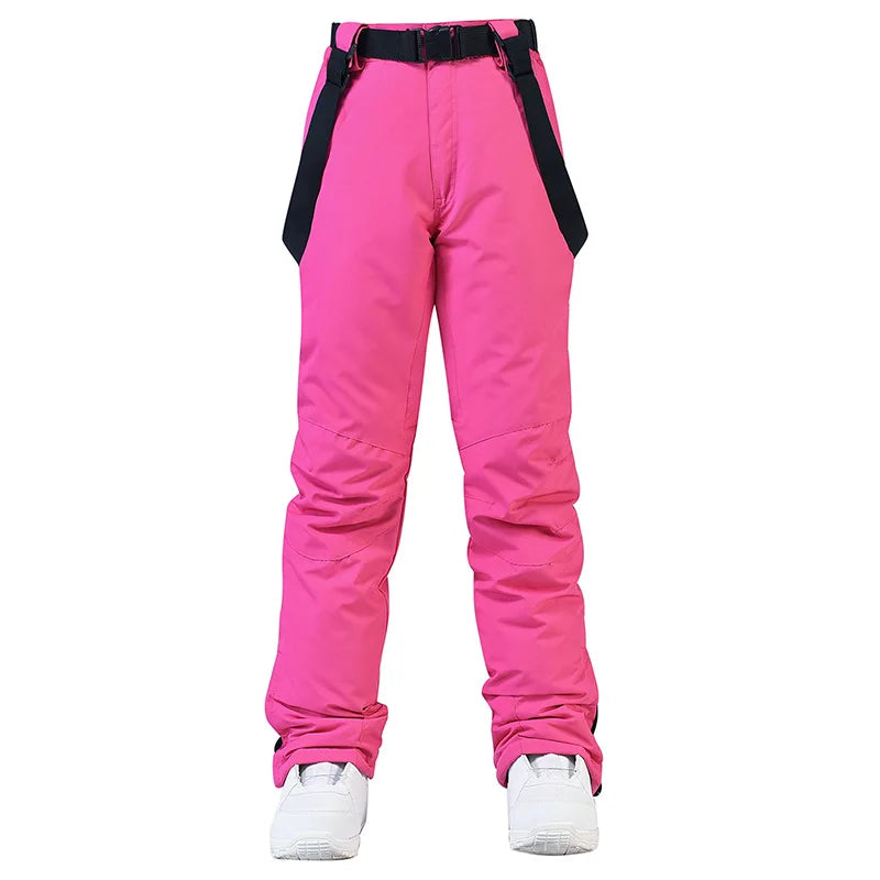 New Men and Women Winter Outdoor Ski Pants Windproof Waterproof Warm Breathable Snowboarding Pants Snow Sports Bibs Pants