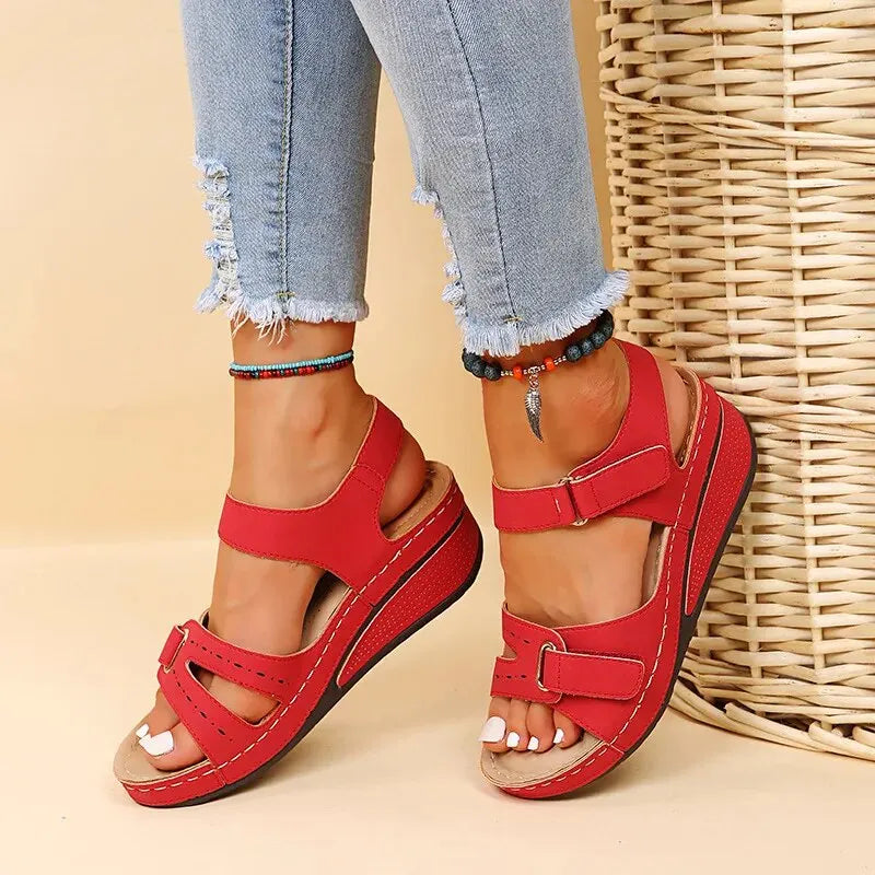 Summer Wedge Sandals for Women 2023 New Fashion Non Slip Beach Shoes Woman Lightweight Casual Platform Sandalias Mujer Plus Size