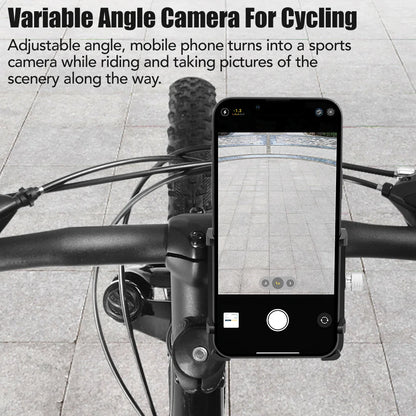 NEWBOLER MTB Phone Mount Stand Bicycle Holder 360° Rotatable Aluminum Adjustable Bike Phone Holder Non-slip Cycling Bracke