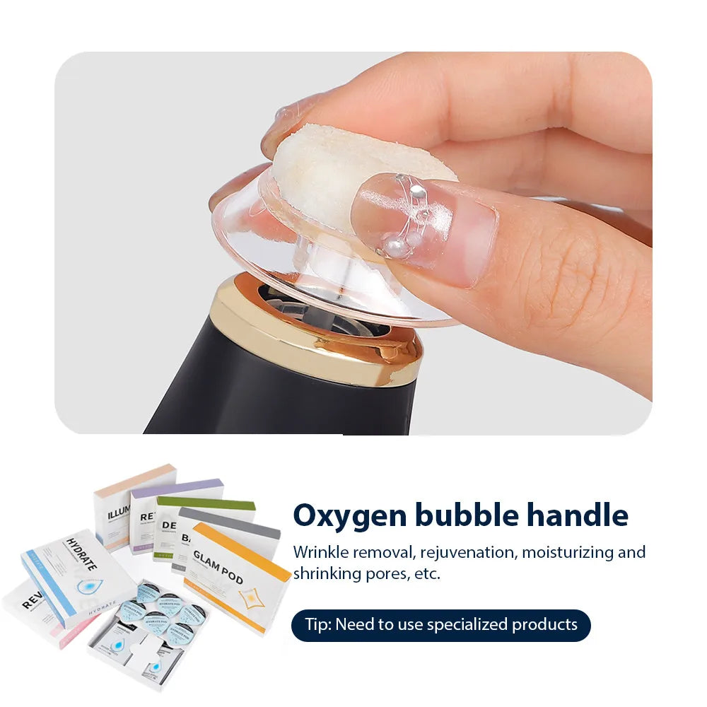 Oxygen Bubble Pen CO2 Oxygen Portable Facial Machine CO2 Gel Facial Skin Care Device Facial SPA CO2 Bubble Oxygen Beauty Machine