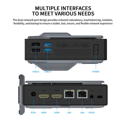 FIREBAT S1 Intel Alder Lake N100 Mini Pc Minipc Gaming Gamer Windows 11 HDMI BT4.2 DDR4 16GB 512G Dual SSD Desktops