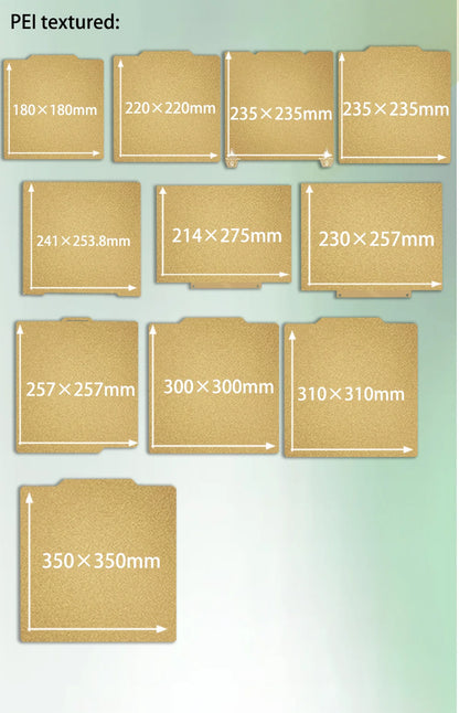 Juupine For Bambulab Build Plate P1s Spring Steel Sheet Pei Sheet 257x257 Build Plate P1s Bamboo Lab Bambulabs X1 Carbon X1 A1