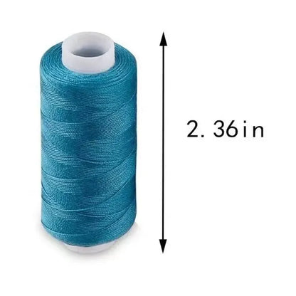 24 Color Sewing Thread 100 Polyester Yarn Sewing Thread Roll Machine Hand Embroidery 200 Yard Each Spool For Home Sewing Kit