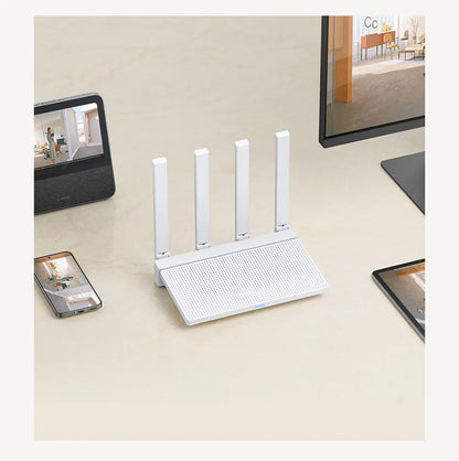 2024 NEW Original Xiaomi AX3000T Router 2.4GHz 5GHz 1.3GHz CPU 2X2 160MHz WAN LAN LED NFC Connection for Home Office Games Mi