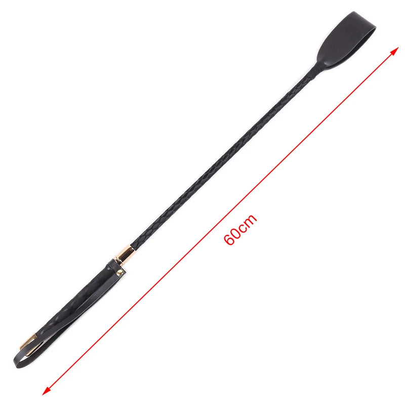 Riding Crop Durable Equestrian Training PU Leather Outdoor Portable Pointer Lightweight Non Slip With Handle Horse Whip Racing