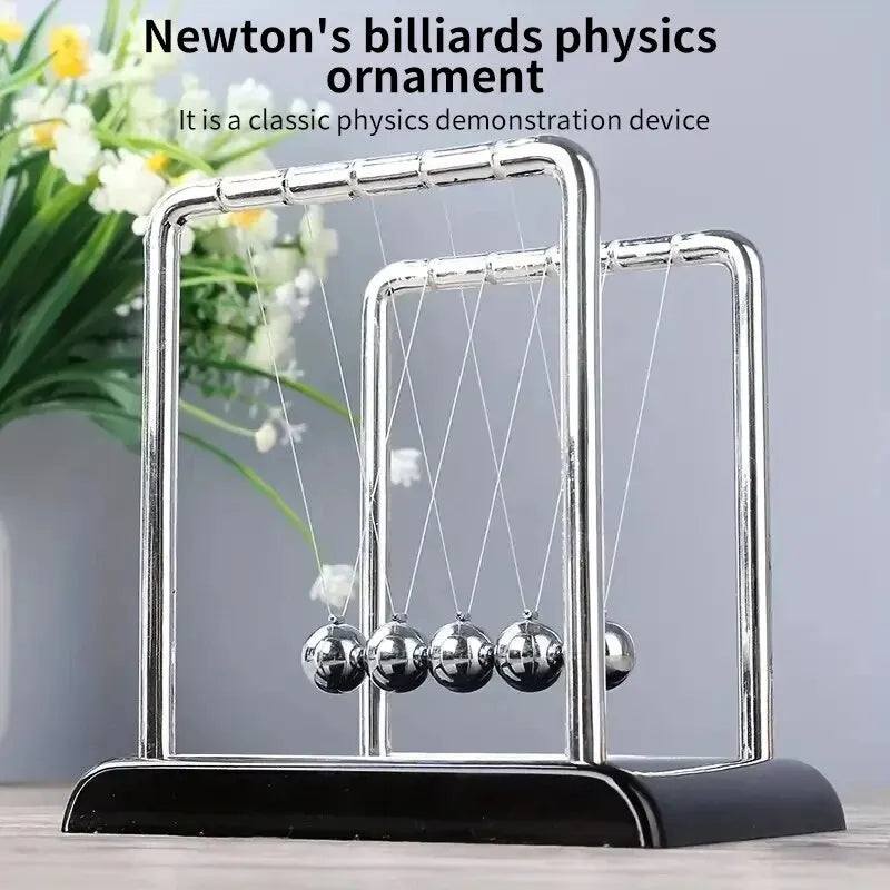 Newton's Cradle Balance Steel Ball Teaching Supplies Physics Science Pendulum Desktop Toys Stress Relief Gifts Home Decoration