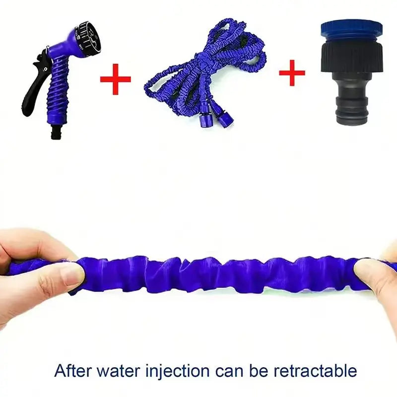 Expandable Magic Hose, High-Pressure Car Wash, 7Water Spraying Functions, Water Gun, Home Garden Watering Hose