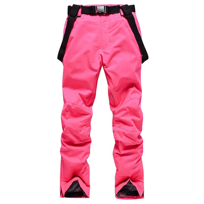 New Men and Women Winter Outdoor Ski Pants Windproof Waterproof Warm Breathable Snowboarding Pants Snow Sports Bibs Pants